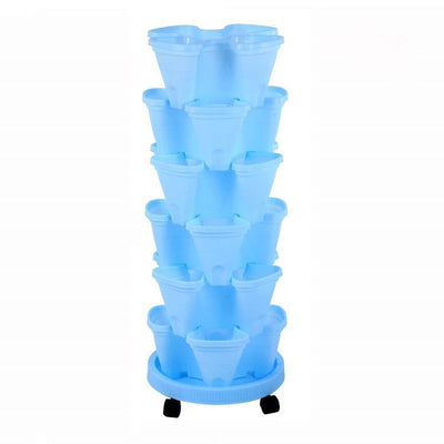 Macetero Apilable de 6 Niveles para Balcón y Jardín Vertical - Image 13