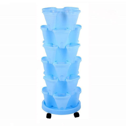 Macetero Apilable de 6 Niveles para Balcón y Jardín Vertical - Image 13