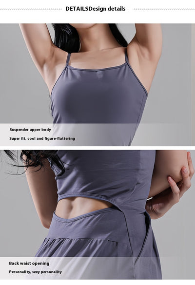 Mono Deportivo Yoga Ajustable con Tirantes Cruzados - Image 10