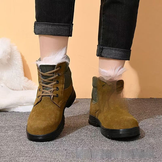 Botas Térmicas de Algodón con Forro de Piel de Oveja para Hombre - Image 8