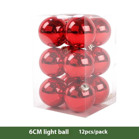 Bola de Navidad Roja Electrochapada - Adorno Colgante para Árbol - Image 12