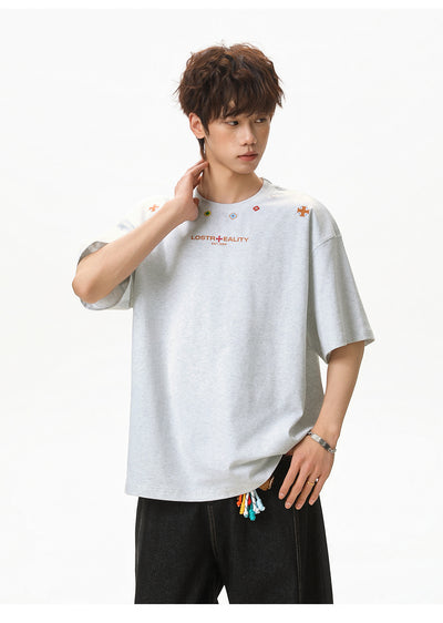 Playera de Algodón Estampada de Manga Corta para Hombre - Image 11