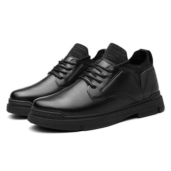 Zapatos Casuales Hombre Suela Gruesa Punta Redonda