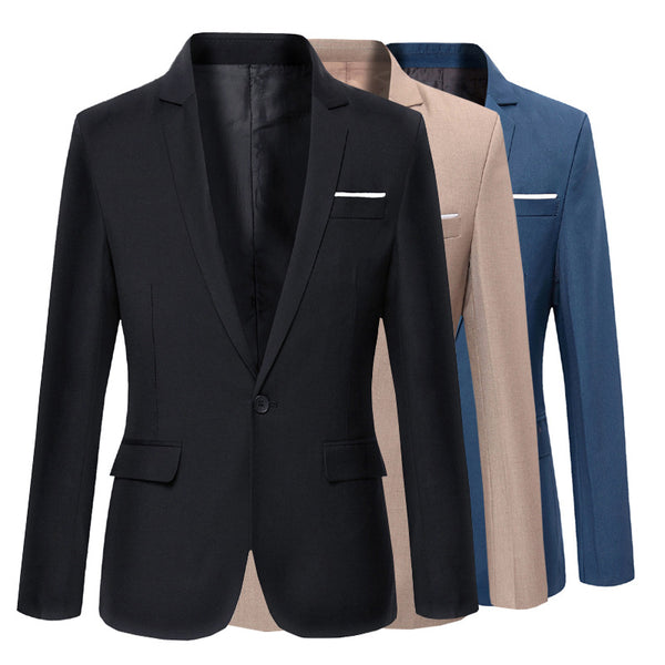 Traje Casual Slim Fit Coreano para Profesionales