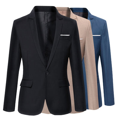 Traje Casual Slim Fit Coreano para Profesionales