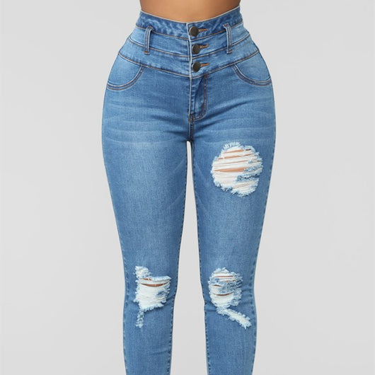 Pantalones Elásticos de Cintura Alta con Triple Refuerzo - Image 8