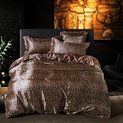Juego de Cama Funda Nórdica Seda de Hielo Color Puro Verano - Image 27