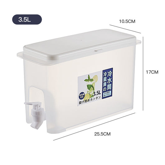 Jarra Dispensadora de Agua Fría con Grifo - Contenedor de Gran Capacidad para Bebidas - Image 7