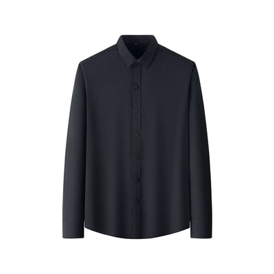Camisa Elástica de Talla Grande para Hombre de Manga Larga - Image 8