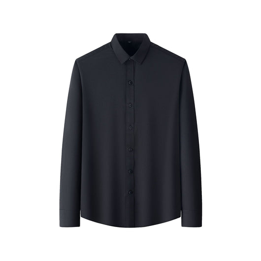 Camisa Elástica de Talla Grande para Hombre de Manga Larga - Image 8