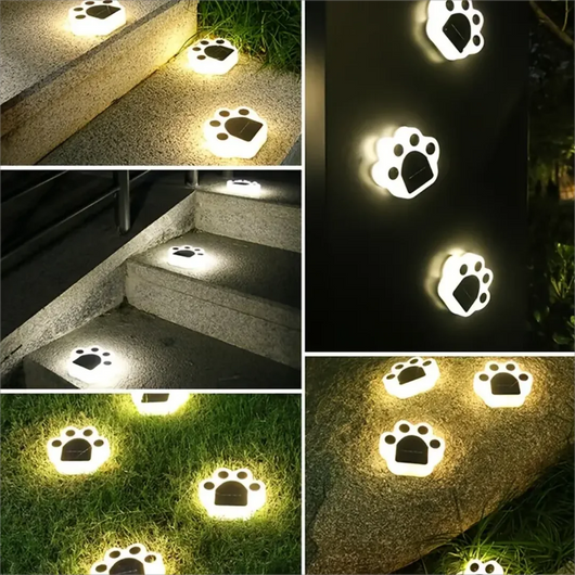 Luces Solares de Jardín con Diseño de Patitas - Decoración LED Impermeable para Exteriores - Image 5