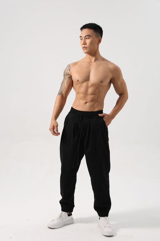 Pantalones Deportivos de Algodón Holgados para Hombre - Image 24