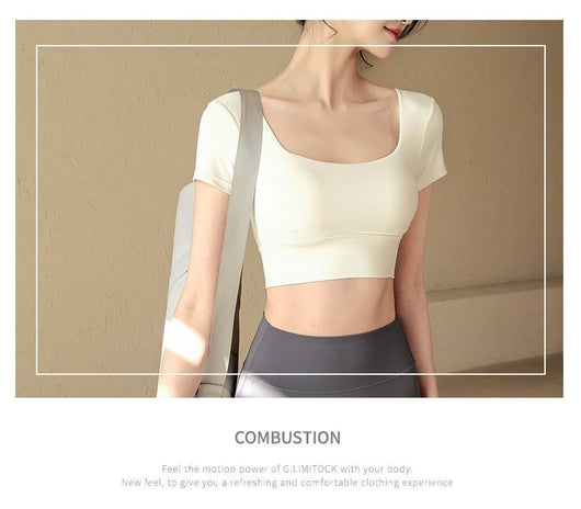 Camiseta Manga Corta para Mujer con Refuerzo de Pecho - Image 11