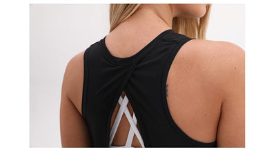 Conjunto de Yoga Deportivo para Mujer con Chaleco Holgado - Image 9