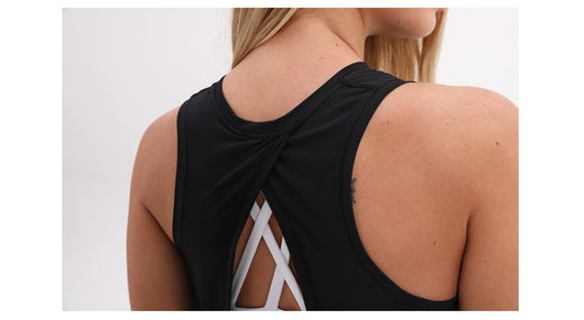 Conjunto de Yoga Deportivo para Mujer con Chaleco Holgado - Image 9