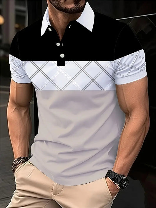Polo Clásico de Manga Corta con Solapa para Hombre - Image 20