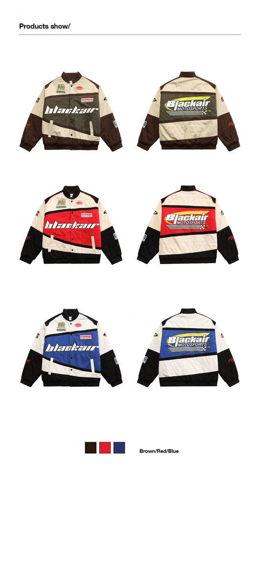 Chaqueta Motociclista Estilo Universitario Hombre - Diseño Minimalista Moderno - Image 14