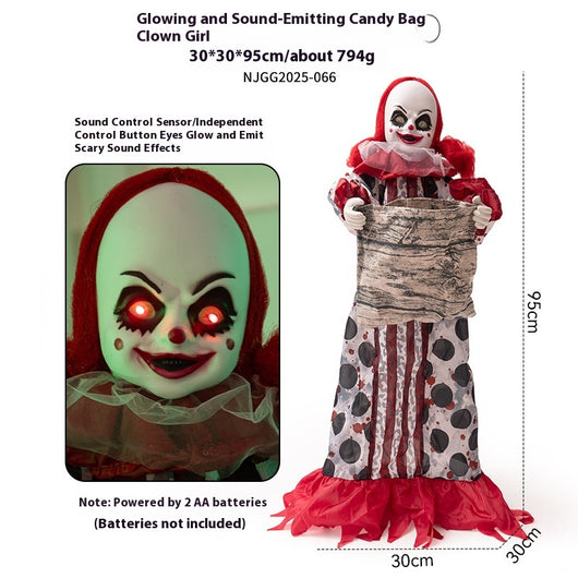Adornos Decorativos Halloween Niña Eléctricos con Caramelos - Image 7