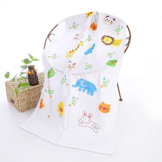 Toalla de Baño Infantil Doble Capa con Estampado Cartoon - Image 20