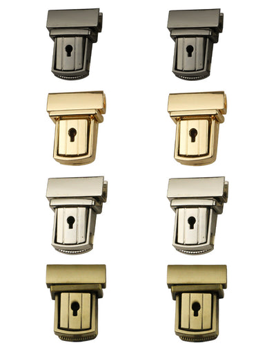Cerradura Embutida con Accesorios de Hardware en Oro, Plata y Negro - Image 11