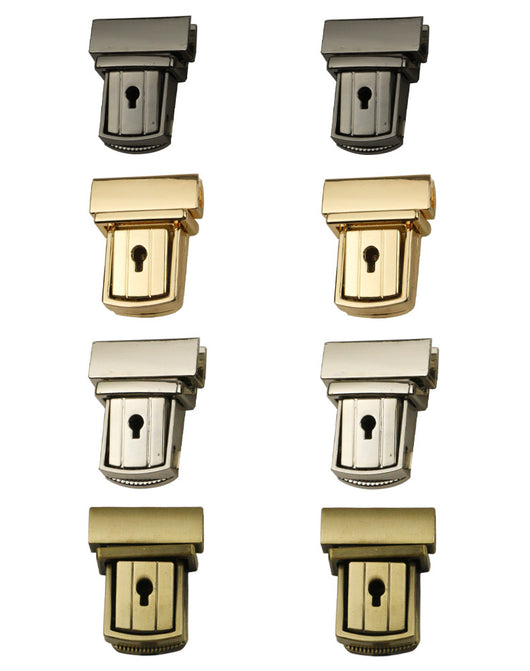 Cerradura Embutida con Accesorios de Hardware en Oro, Plata y Negro - Image 11