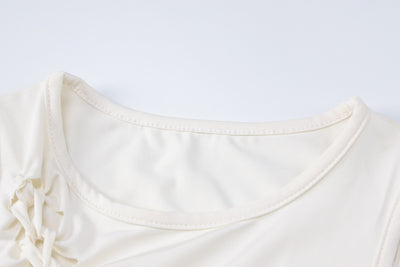 Vestido Liso sin Mangas Cuello Redondo - Image 16