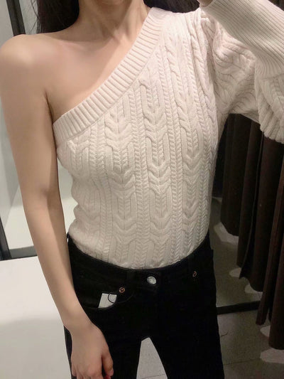 Suéter Slim Entallado con Mangas Farol para Mujer - Versátil y Elegante - Image 10