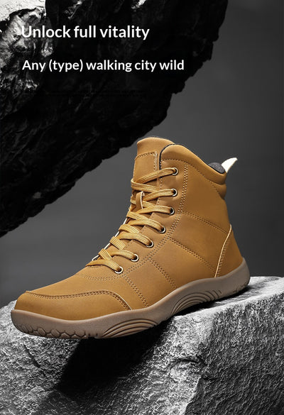 Botas de Senderismo de Cuero Premium con Puntera Ancha para Hombre - Image 19