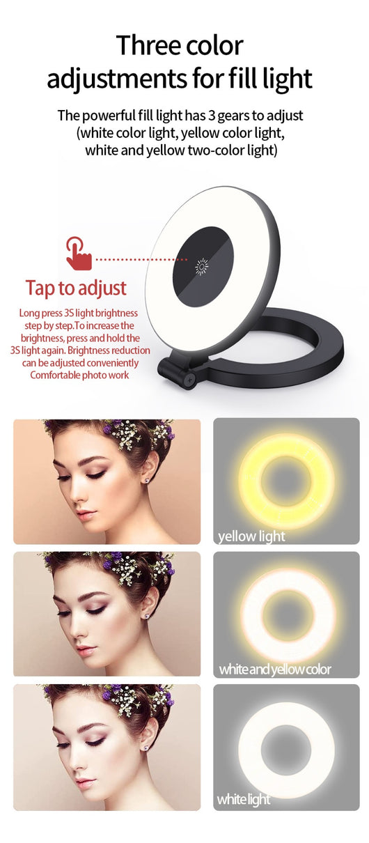 Luz de Relleno LED Magnética Ajustable 3 Intensidades - Image 23