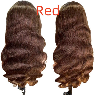 Peluca Larga Ondulada Marrón - Cobertura Completa de Cabello Rizado - Image 8