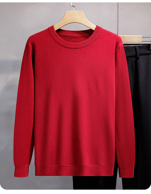 Suéter Holgado Oversized Cuello Redondo para Hombre - Image 24