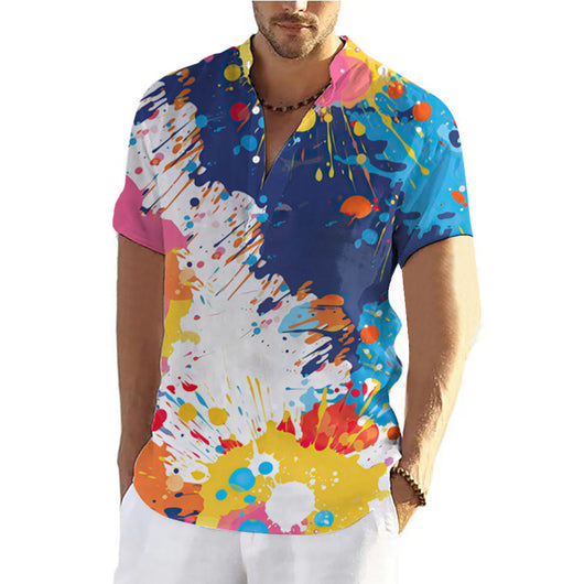 Playera Hombre Estampado Graffiti 3D Verano - Image 7