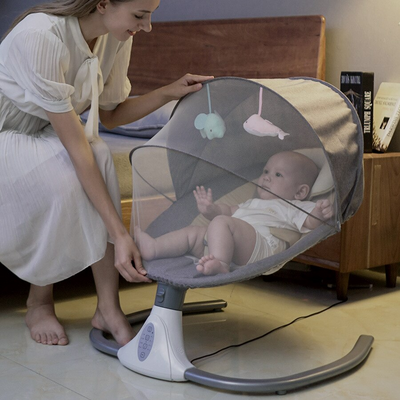 Mecedora Eléctrica Inteligente para Bebé con Función de Cuna Automática - Image 8