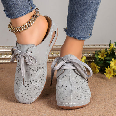 Sandalias Deportivas Mujer Verano con Cuña y Encaje - Chanclas Huecas Transpirables - Image 6