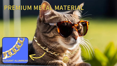 Collar de Cadena Dorada para Gatos y Perros con Cascabel - Joyería Ajustable Ligera - Image 11