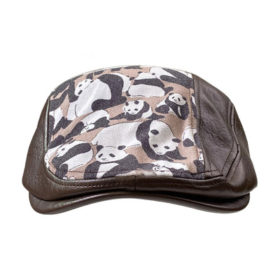 Gorra Retro de Cuero PU con Costuras Otoño-Invierno - Image 6