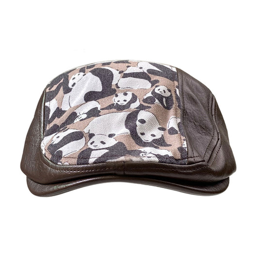 Gorra Retro de Cuero PU con Costuras Otoño-Invierno - Image 6