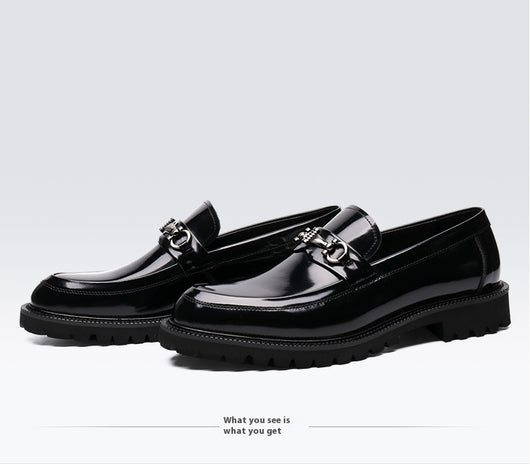 Zapatos Gommino con Hebilla Horse Street en Cuero Japonés Pulido para Hombre - Image 10