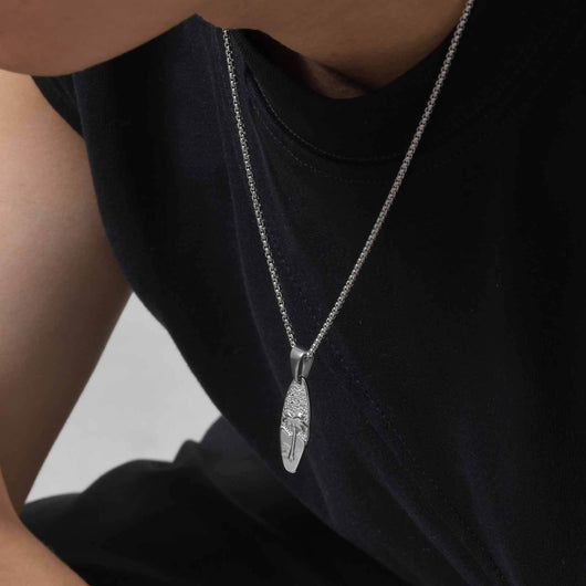 Collar Casual de Acero Inoxidable con Coco para Hombre - Estilo Resort - Image 15
