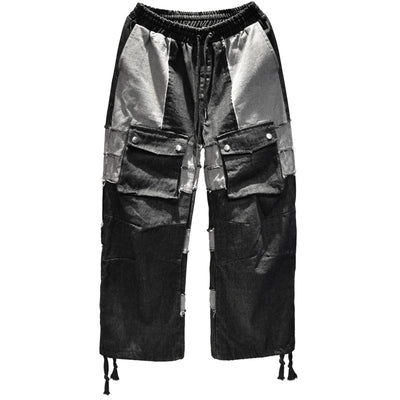 Pantalones de Moda Coreana con Costuras Trendy - Image 12