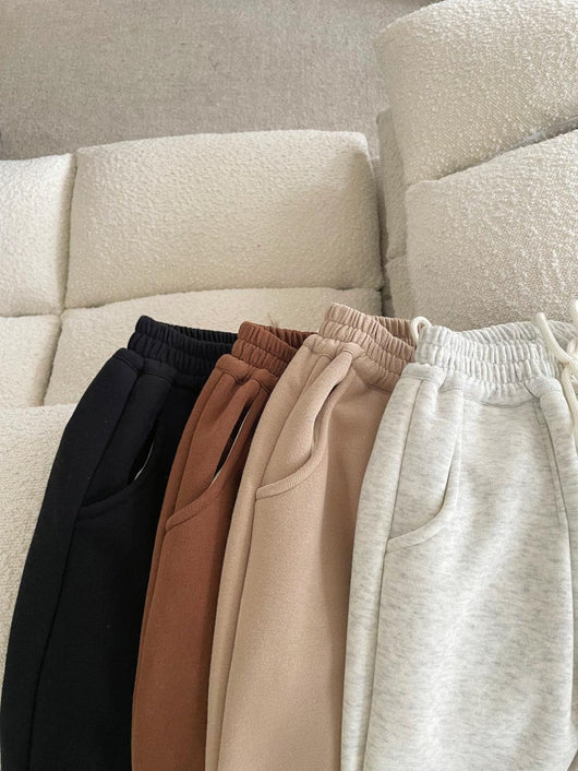 Pantalones Casuales Acolchados de Terciopelo Coreanos para Niños - Image 25
