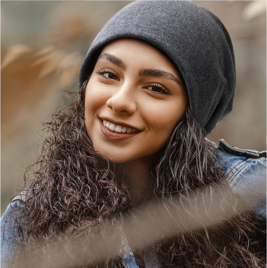 Gorro Tejido con Capucha - Estilo Coreano Casual