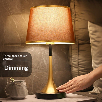 Lámpara de Mesa Minimalista con Sensor Táctil y Atenuador de Luz - Image 3