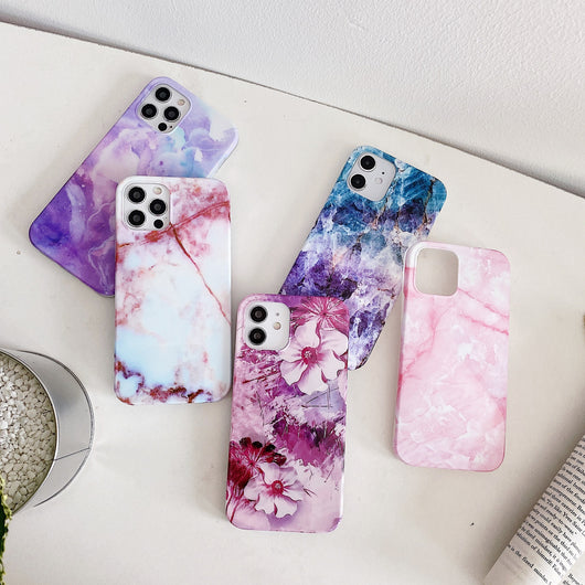 Funda de Teléfono Mármol Suave Todo en Uno - Image 4