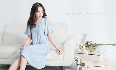 Vestido de Maternidad y Lactancia - Estilo Elegante para Mamá e Hijo - Image 8