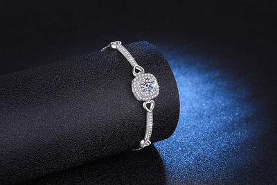 Pulsera de Plata Esterlina con Dije Cuadrado para Mujer - Image 6