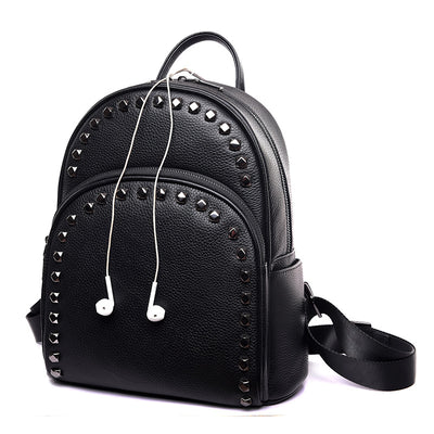 Mochila de Cuero para Mujer - Diseño Casual Versátil - Image 16