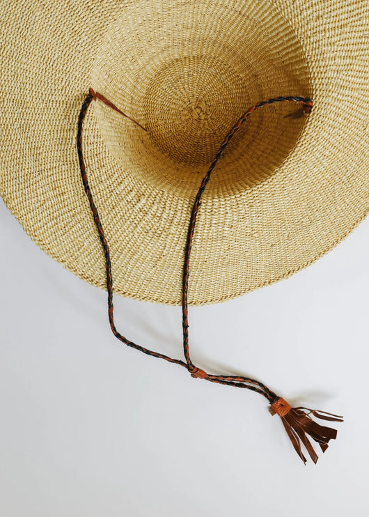 Sombrero de sol tejido