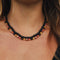 Raw Honey Baltic Amber : Smokey Quartz + Rhodonite || Necklace