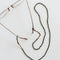 Baltic Sea Amber + Gemstone || Beaded Eyeglass Necklace - Natural Black
